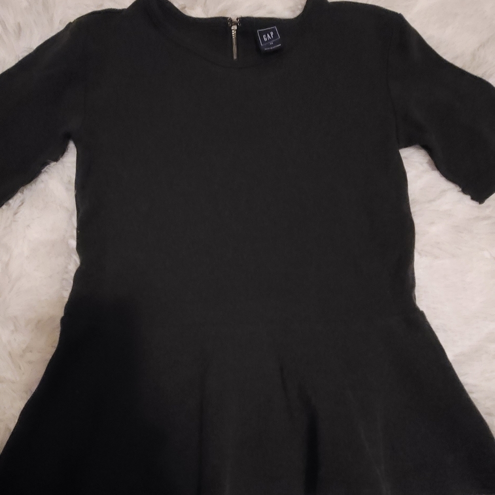 Gap Short Sleeve Zip Back Shirt Sz XS
